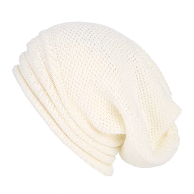 Winter Baggy Slouchy Beanie Hat Wool Knitted Warm Cap for Men Women Beanie Oversized Winter Hat for Skiing cappello uomo