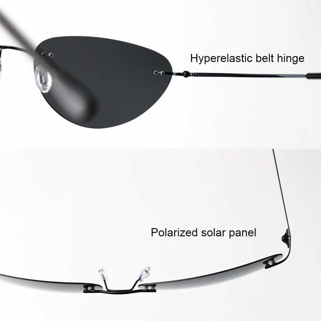 New Matrix Style Polarized Sunglasses Polarized Lens Ultralight Frame For Men S Driving UV And Glare