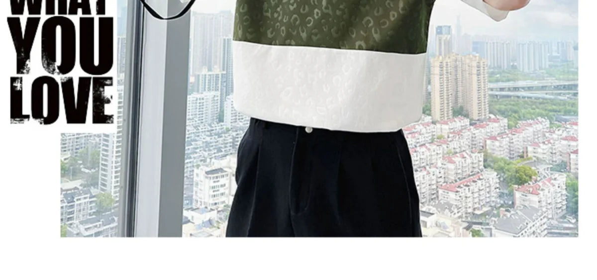 Summer Shirts for Men New 2025 Trendy Brand High-end Short-sleeve Stylish Tops