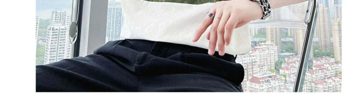 Summer Shirts for Men New 2025 Trendy Brand High-end Short-sleeve Stylish Tops