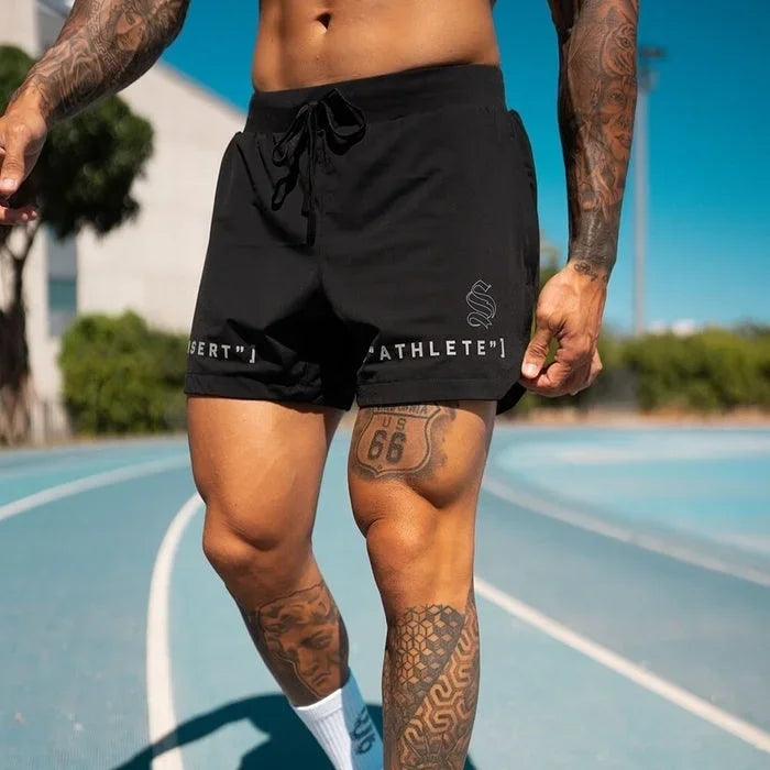 2025 summer Jogging Sweatpants men Running shorts Breathable Fitness sports Single layer Shorts Men Quick Dry Training Shorts