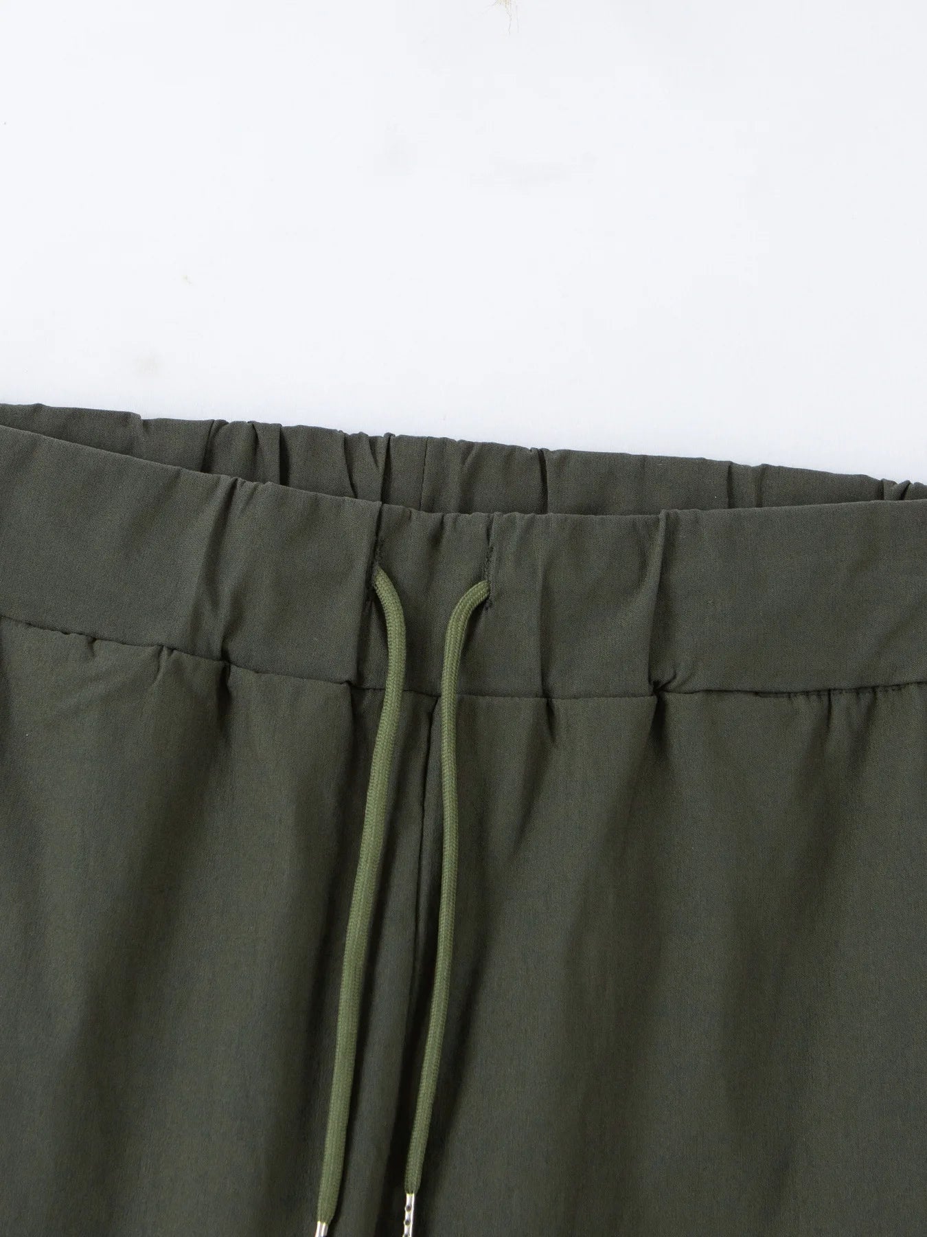 Spring and autumn men's small foot cargo pants casual comfortable cotton multi-pocket drawstring slim-fit fashion sports pants