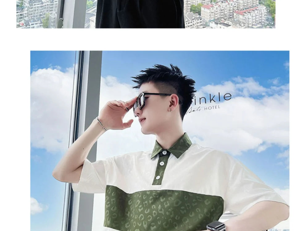Summer Shirts for Men New 2025 Trendy Brand High-end Short-sleeve Stylish Tops