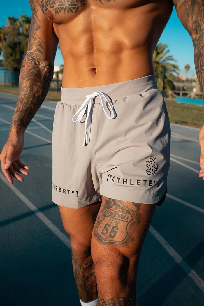 2025 summer Jogging Sweatpants men Running shorts Breathable Fitness sports Single layer Shorts Men Quick Dry Training Shorts
