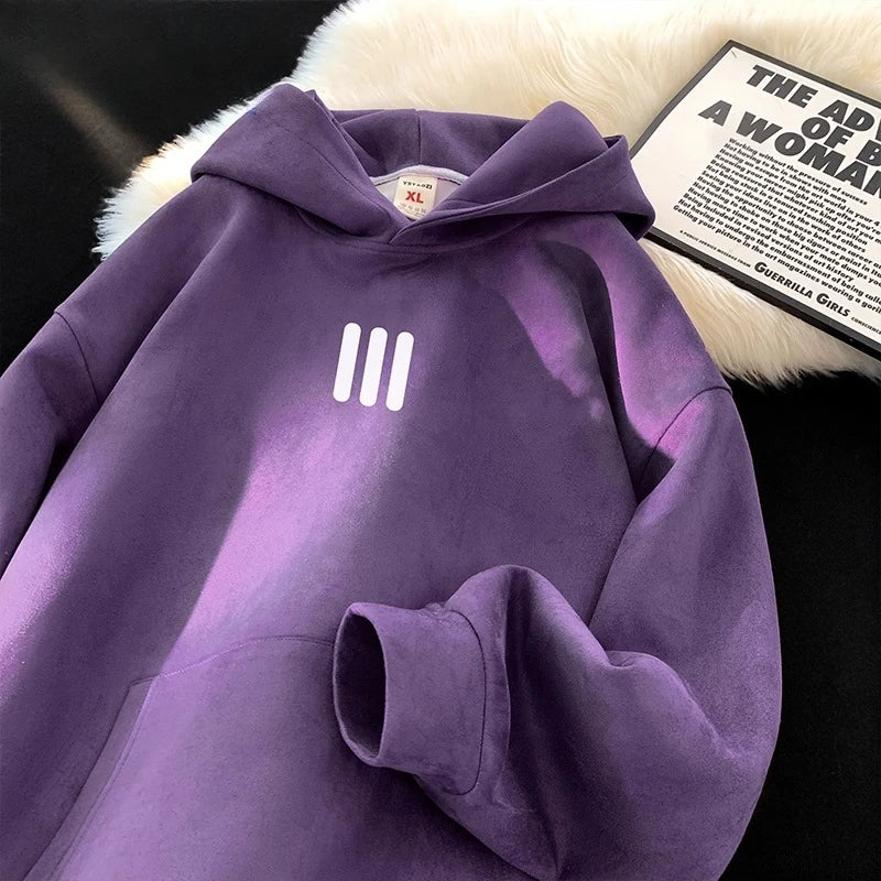 Classic style men's hoodies for autumn and winter casual men's hoodies fashionable and comfortable tops