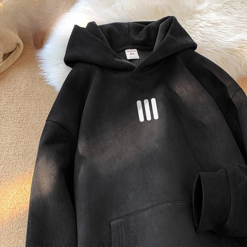 Classic style men's hoodies for autumn and winter casual men's hoodies fashionable and comfortable tops