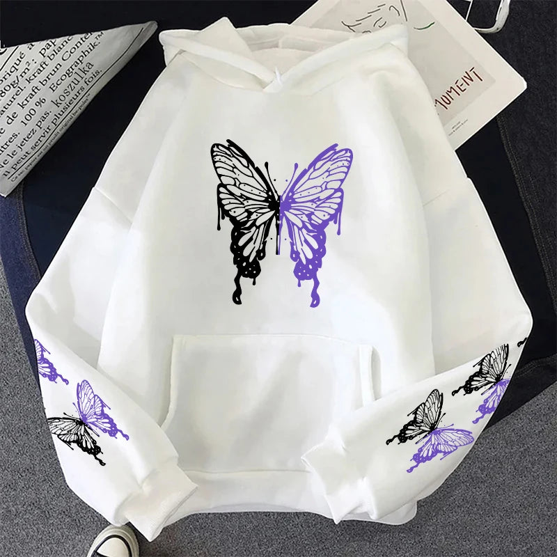 Womens Hoodies Printing Casual Sweatshirts Home Loose Pullover Versatile Tops Y2k 2025 Hot Sales Fashion Sports Jogging Clothing