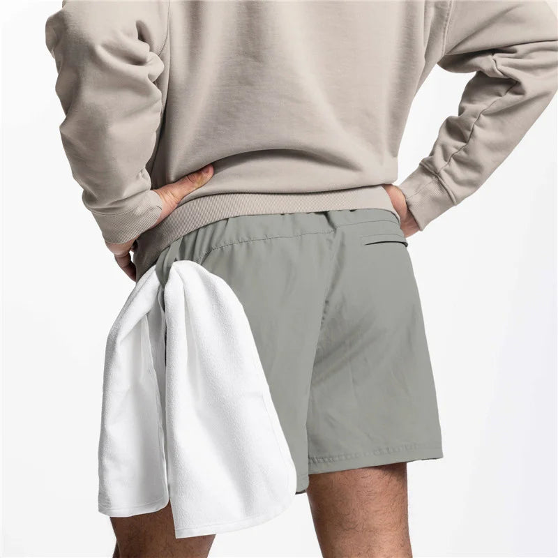 2025 New Summer Men's Sports Shorts Loose Running Gyms Workout Training Breathable Quick drying Shorts Man Brand Short Pants