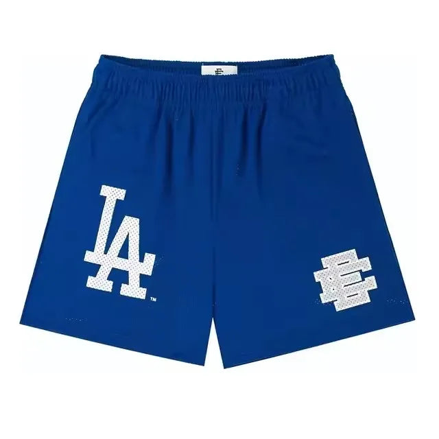 2025 New Summer EE ERIC EMANUEL Basic Mesh Short Classic Floral Printed Gym Shorts Men's Basketball Sports Casual