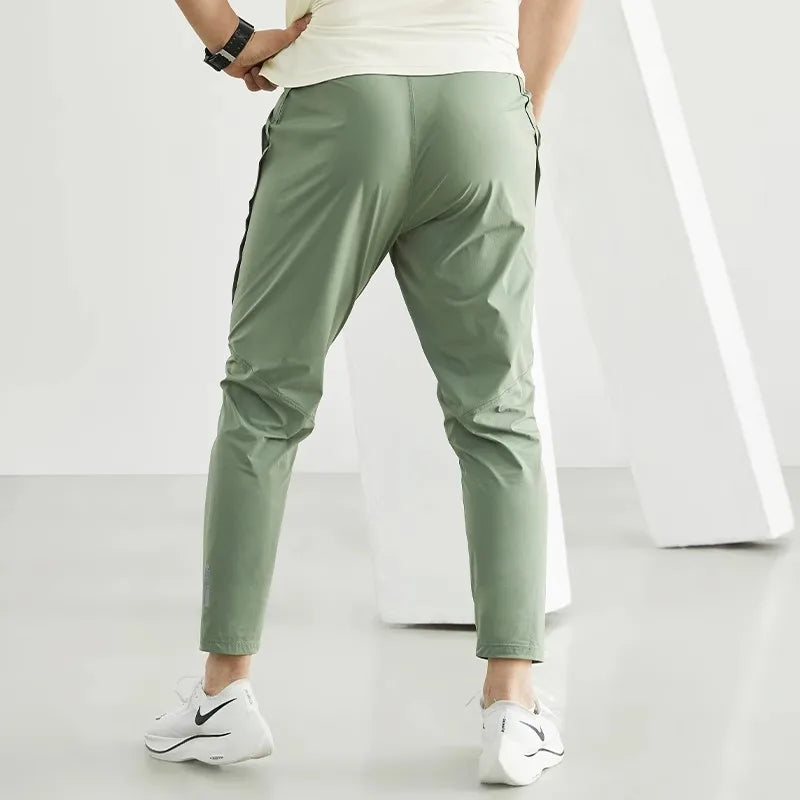 Mens Joggers Sweatpants Thin Casual Hip Hop Trousers Gyms Tracksuit Workout Track Pants Brand Jogger Fitness Pants Men