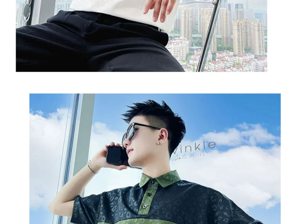 Summer Shirts for Men New 2025 Trendy Brand High-end Short-sleeve Stylish Tops