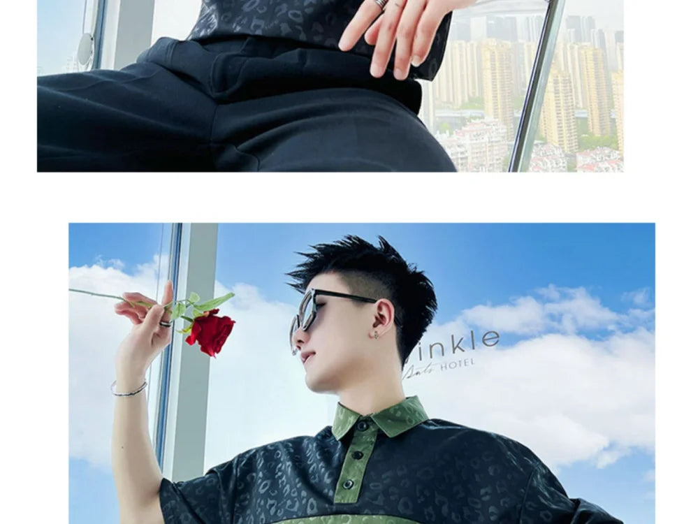 Summer Shirts for Men New 2025 Trendy Brand High-end Short-sleeve Stylish Tops