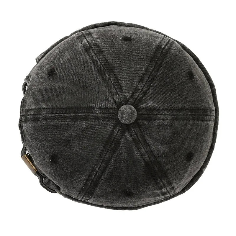 Fashion Denim Docker Cap Brimless Hat Solid Skullcap Solid Color Sailor Cap Beanie Hats Men Women Bucket Cap Adjustable Dad Hat