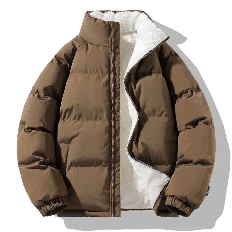 Winter New Comfortable Breathable Trendy Versatile Windproof Cotton Jacket for Men's Outdoor Sports and Leisure Warm Jacket