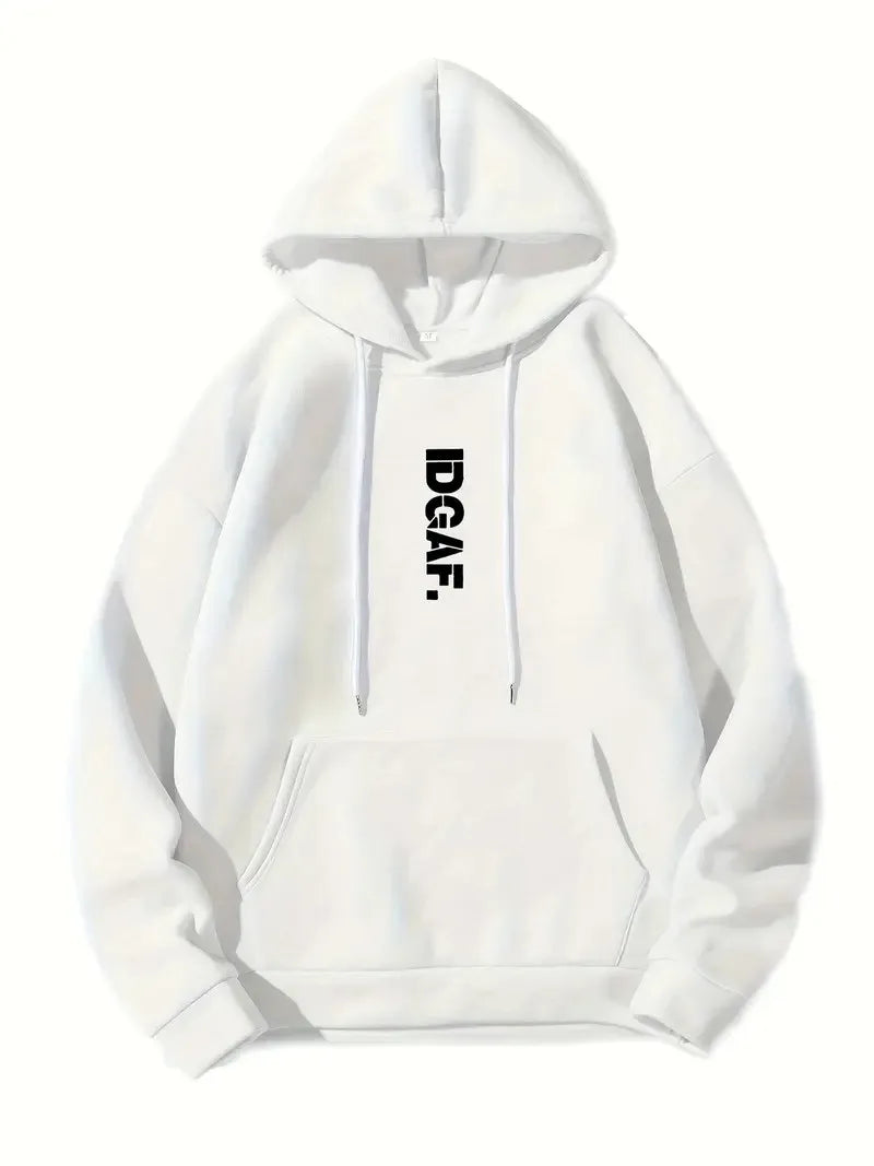 The new men's hoodie for Spring and Autumn 2025 is comfortable soft casual and fashionable with letter prints