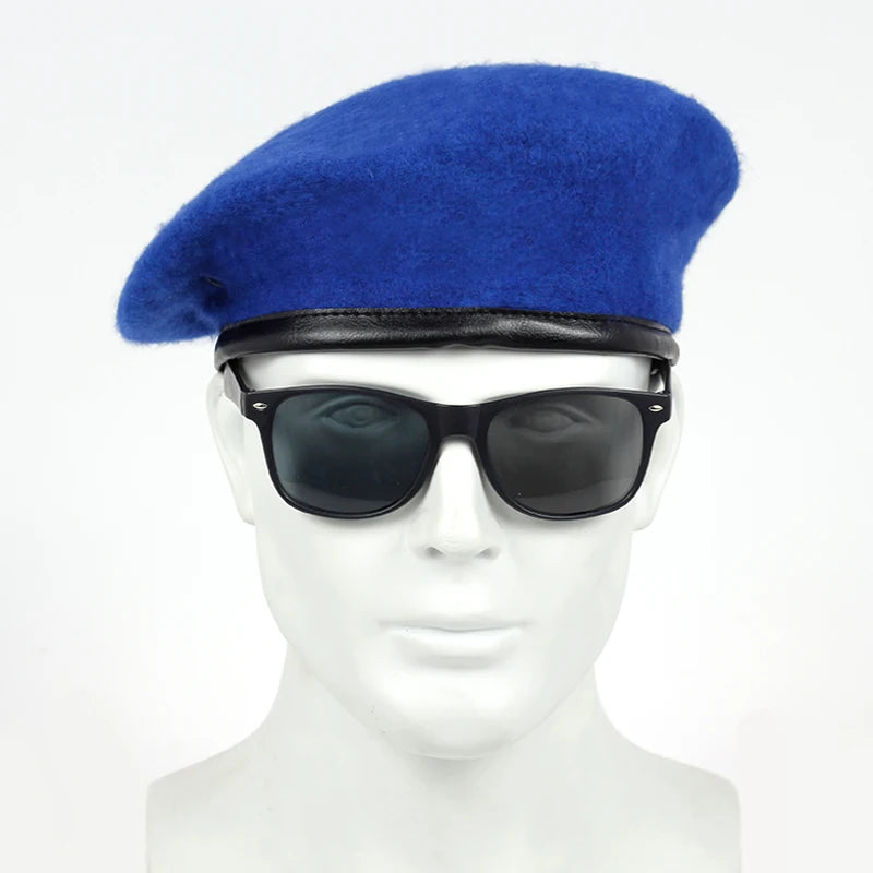 Unisex Solid Color Beret Men Women Painters Hats Autumn Winter Warm Berets Flat Caps