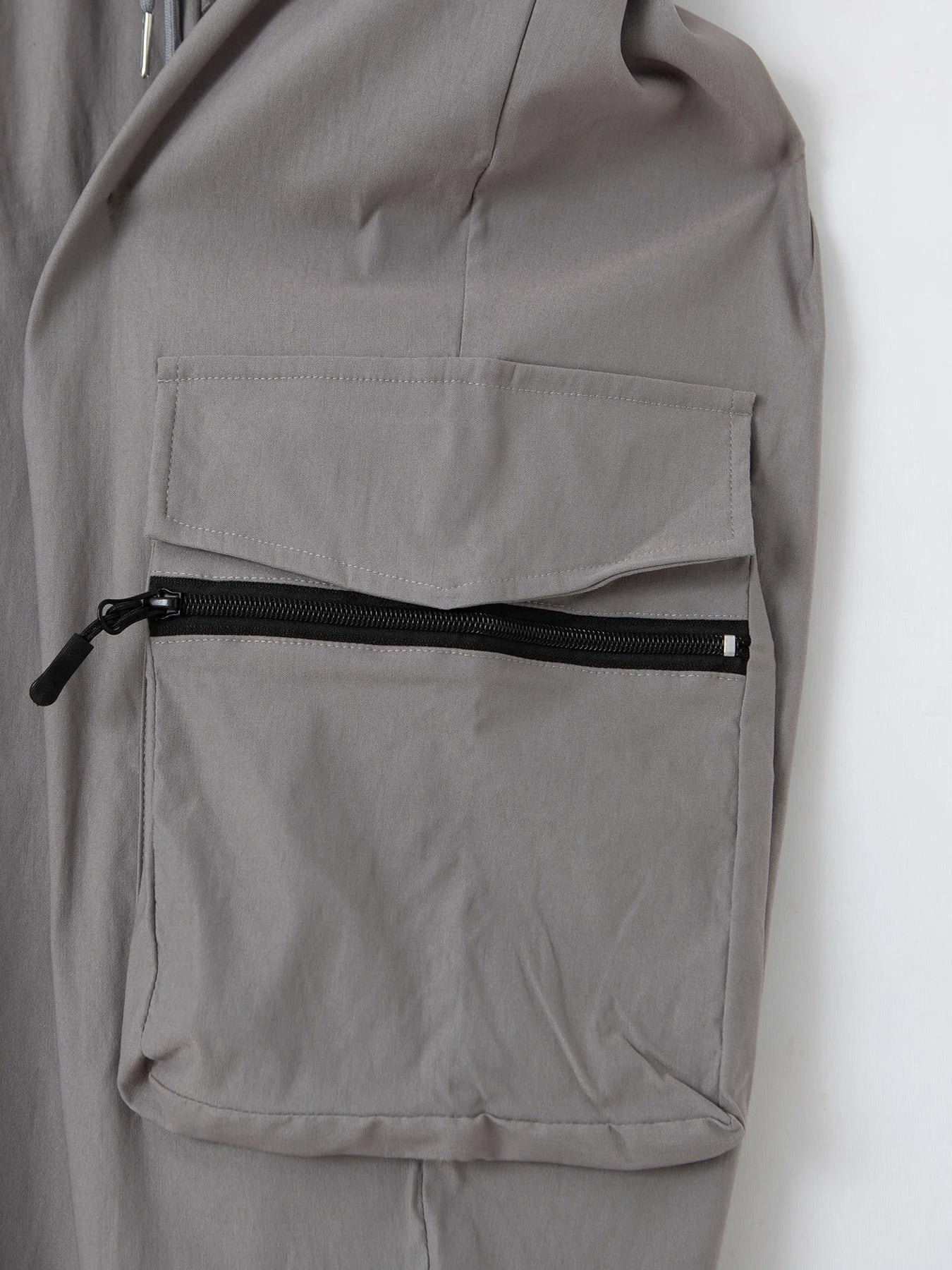 Men's spring and autumn drawstring casual multi-pocket leg slim-fit street overalls outdoor trend pants and fitness pants
