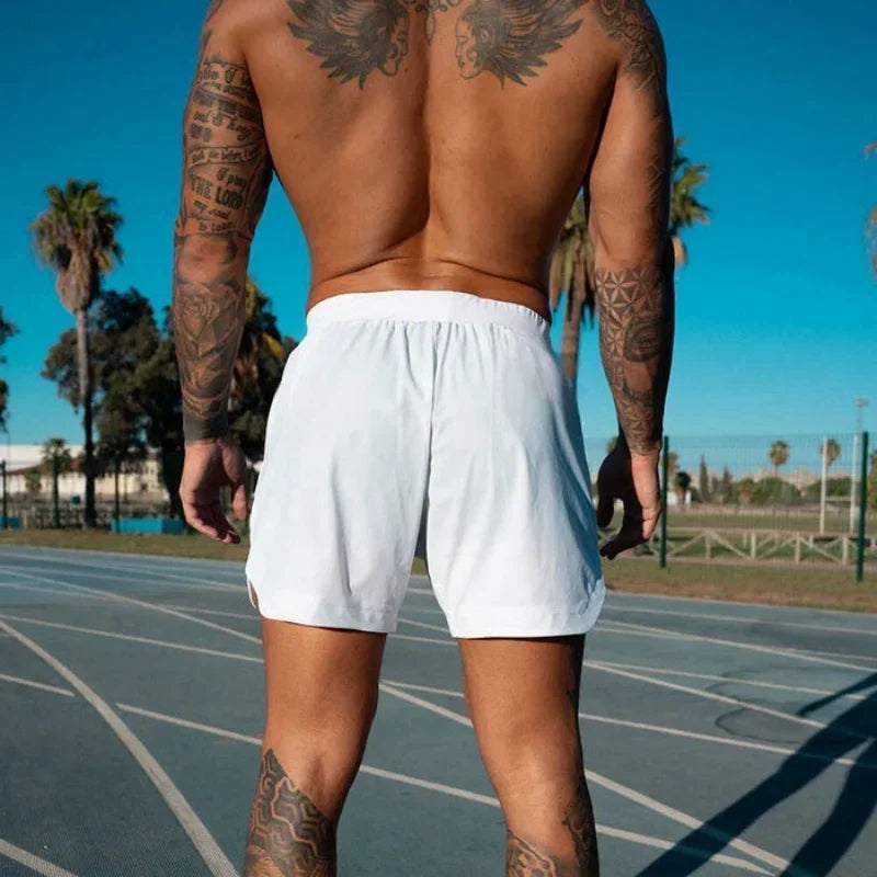 2025 summer Jogging Sweatpants men Running shorts Breathable Fitness sports Single layer Shorts Men Quick Dry Training Shorts