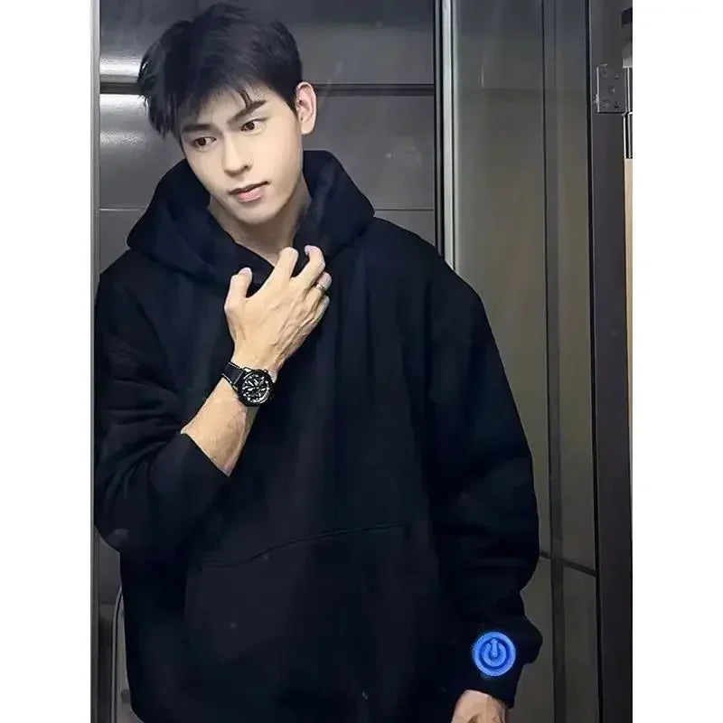Stylish Men and Women Hoodies Cozy Loose Fit Pullover with Hood Perfect for Spring and Autumn Casual Outfits and Couples