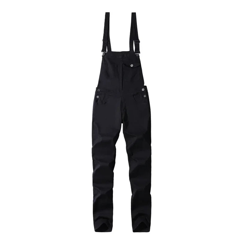 Fashion Youth Strap Pants Streetwear Male Slim Fit Splicing Pocket Straight Trousers Four Seasons Daily Casual Men's Clothing 23