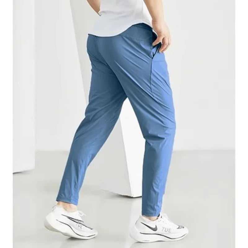 Mens Joggers Sweatpants Thin Casual Hip Hop Trousers Gyms Tracksuit Workout Track Pants Brand Jogger Fitness Pants Men