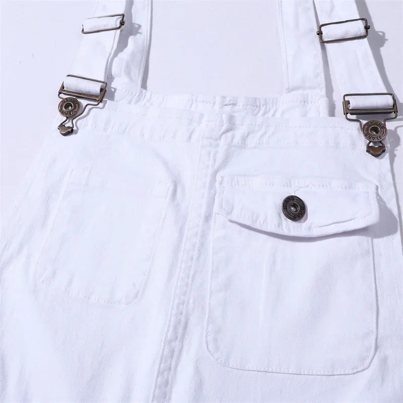 Fashion Youth Strap Pants Streetwear Male Slim Fit Splicing Pocket Straight Trousers Four Seasons Daily Casual Men's Clothing 23