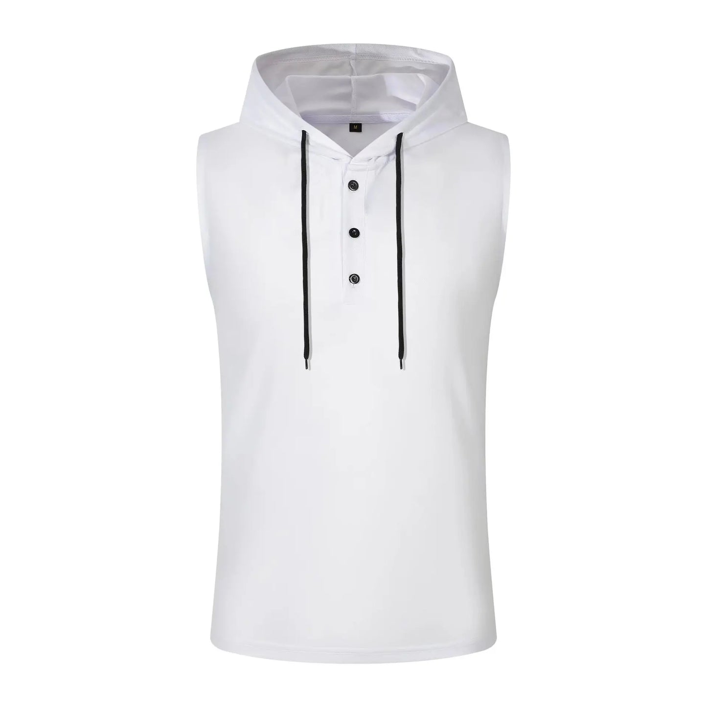 Summer Men's Tank Top Europe And The United States Men's Hooded Jumper Men Casual Sports Thin Breathable Sleeveless Vest Tops