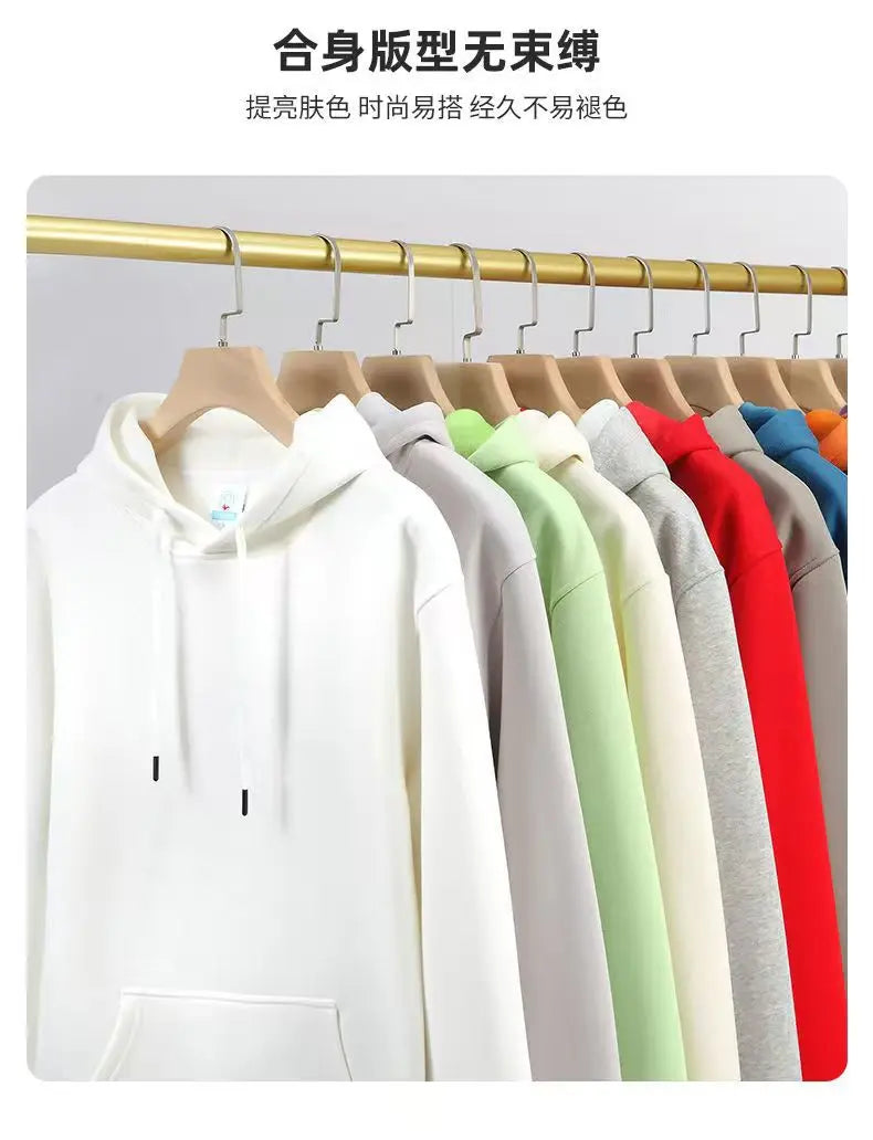 Stylish Men and Women Hoodies Cozy Loose Fit Pullover with Hood Perfect for Spring and Autumn Casual Outfits and Couples