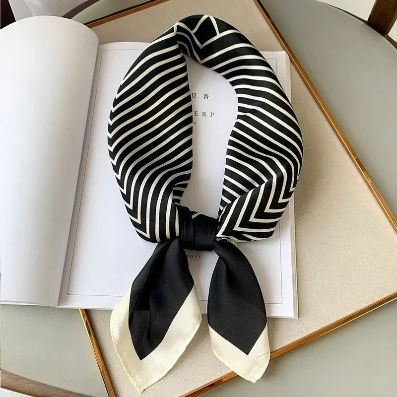 Scarf Women Silk Satin Scarf for Women Neckerchief luxury Scarf Foulard Women Bandana Silk Scarves Laven Official Store WJ002