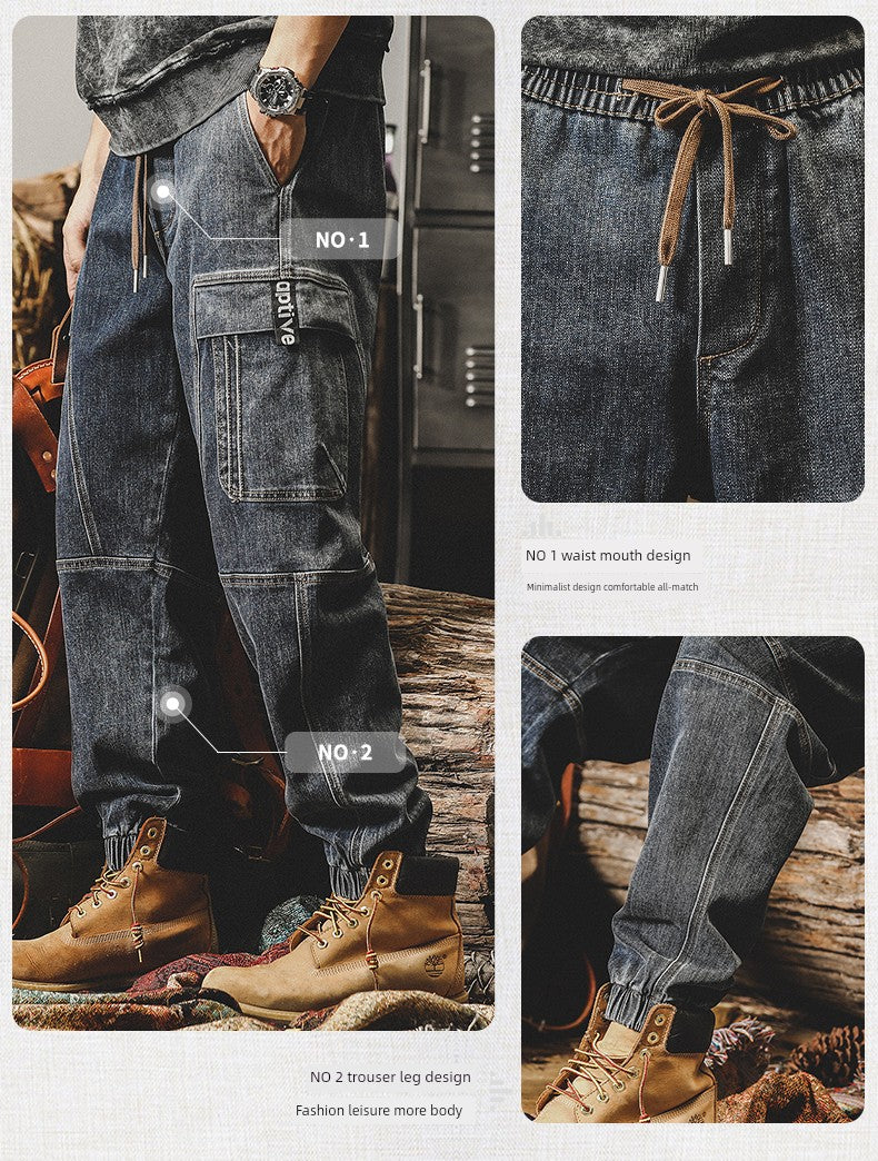 Heavy Loose Large Size Harem Pants for Winter