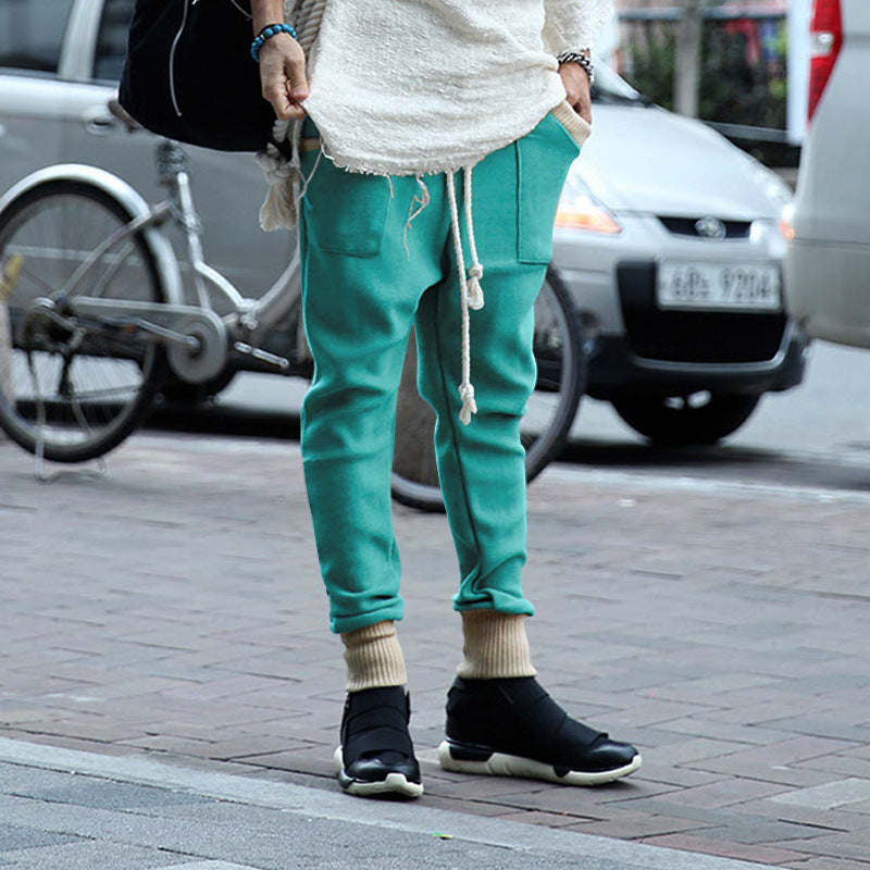 Loose Elastic Terry Assorted Colors Pants Casual Pants