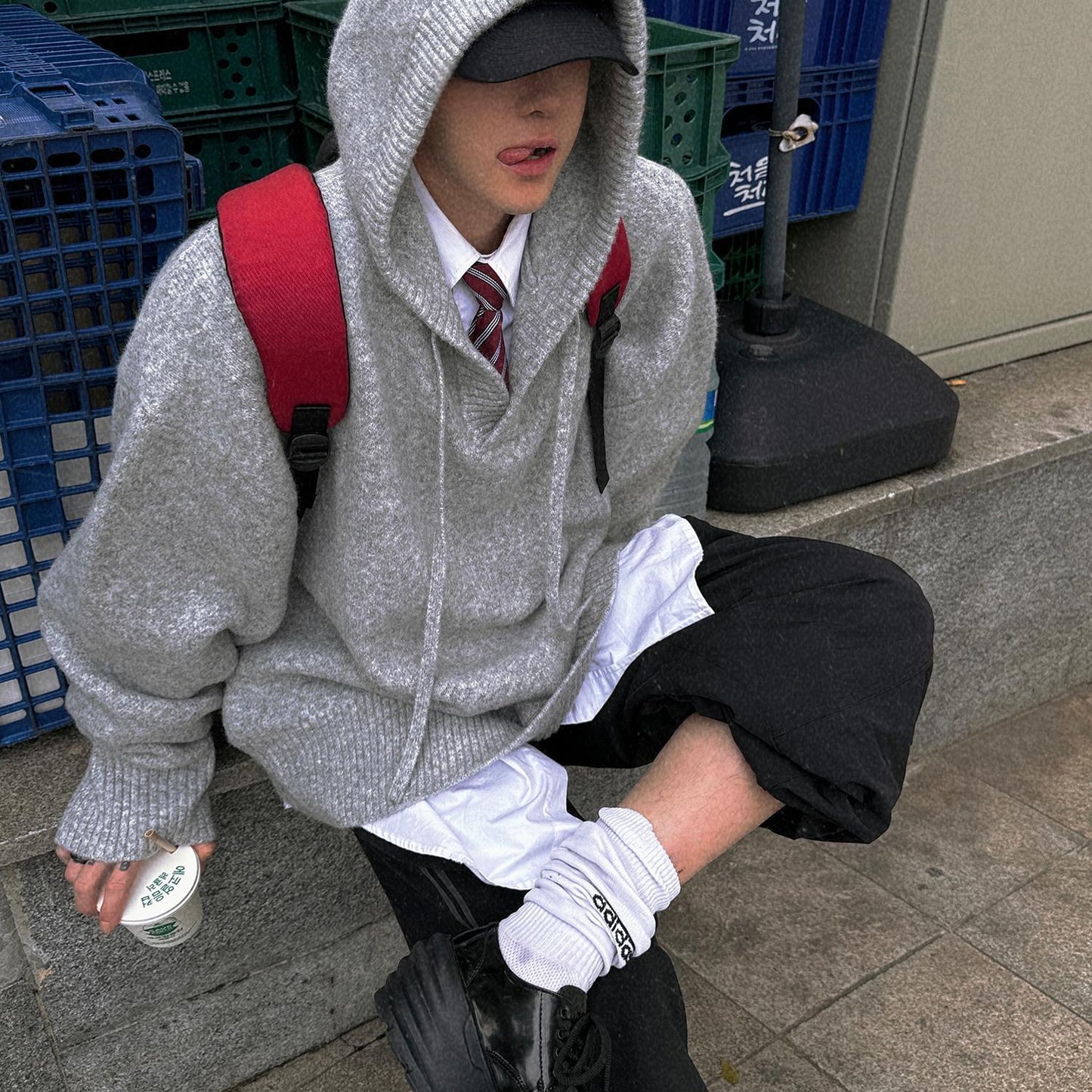 Heavy American Vintage Sweater Coat