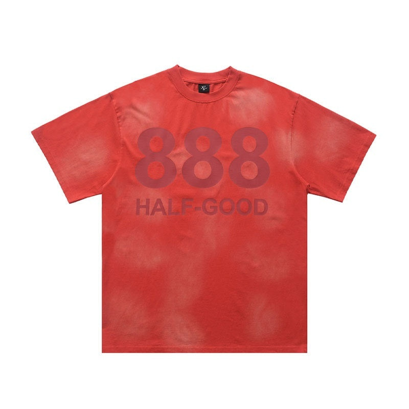 Digital Printing Men's Short-sleeved T-shirt New Men's Summer