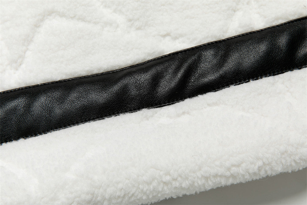 Fashion Lamb Plush Coat Men
