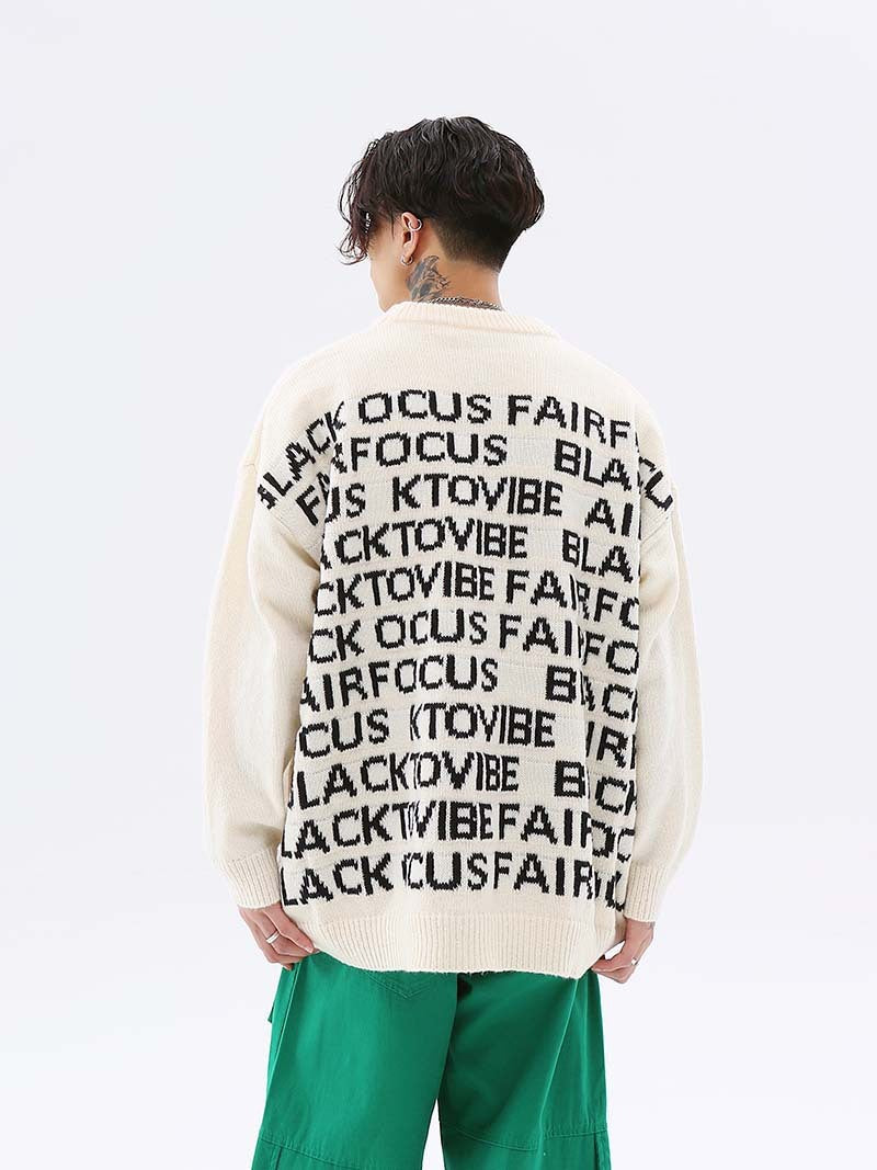 Men's Fashion Brand Loose Casual Knitwear