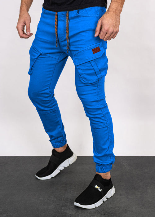 New Style Solid Color Casual Trousers Men's Footwear Overalls