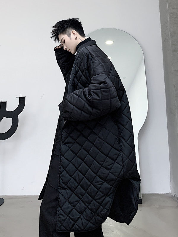 Niche Dark Loose-fitting Cotton Coat For Men