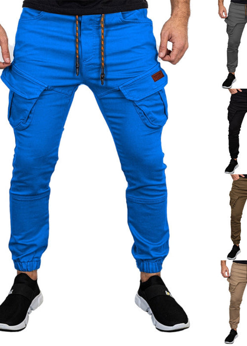 New Style Solid Color Casual Trousers Men's Footwear Overalls