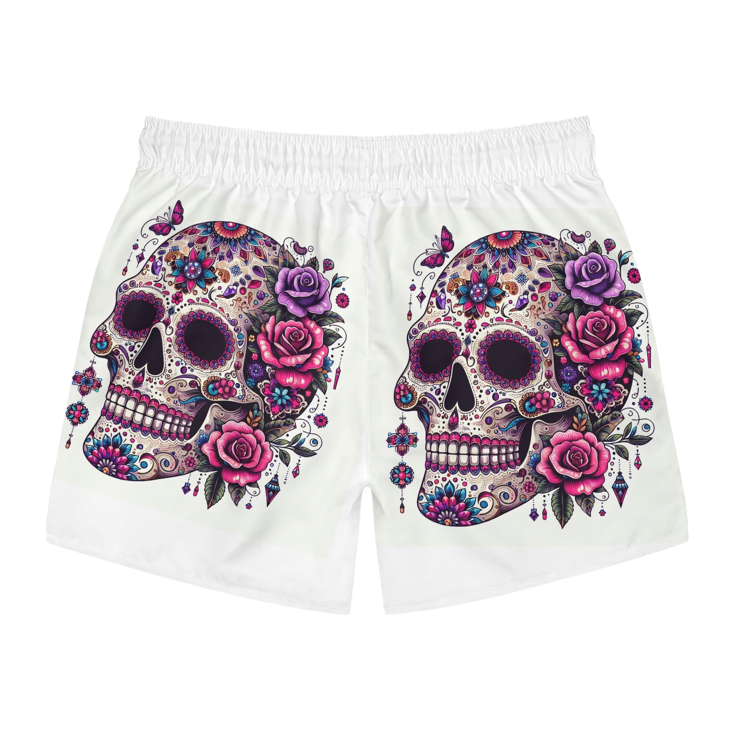 Day of the Dead Swim Trunks