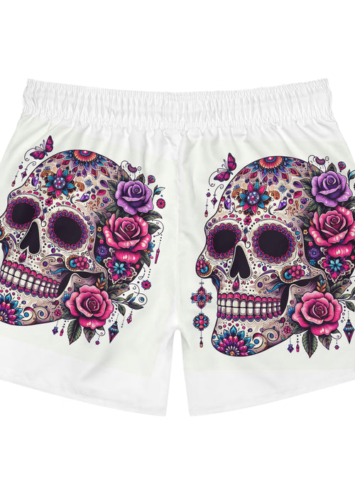 Day of the Dead Swim Trunks