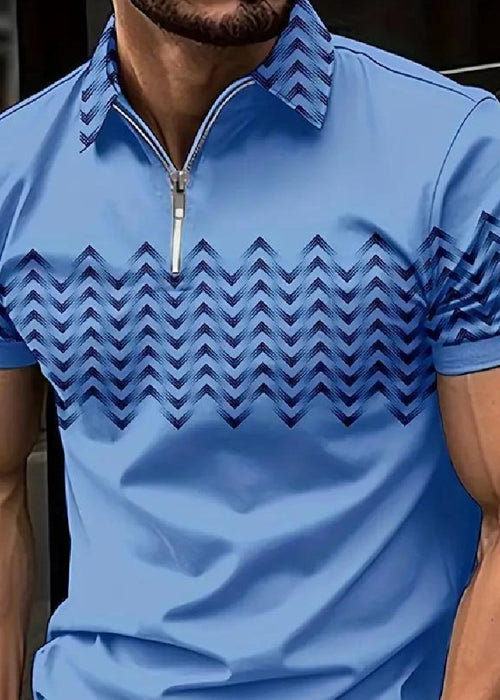 Printed Golf Shirt For Men