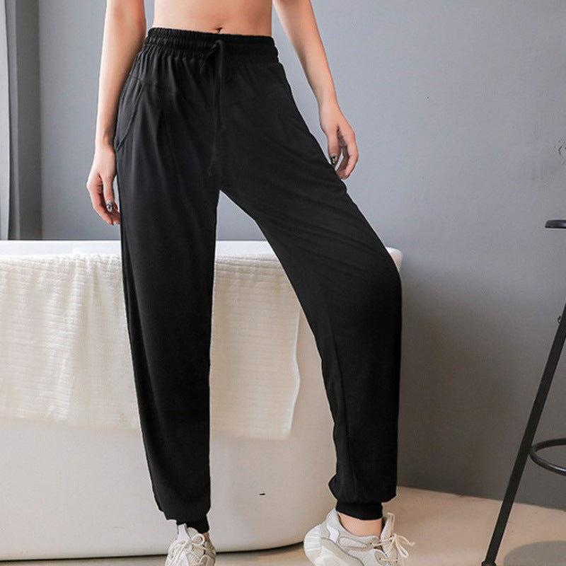 High waist running yoga pants sweatpants