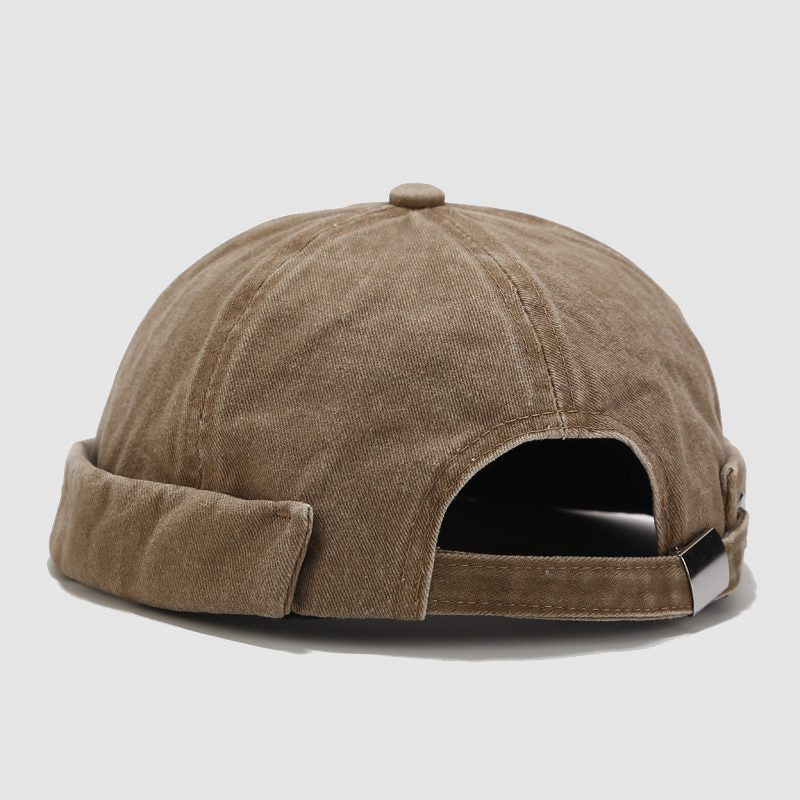 Outdoor Wild Retro Washed Melon Leather Hat