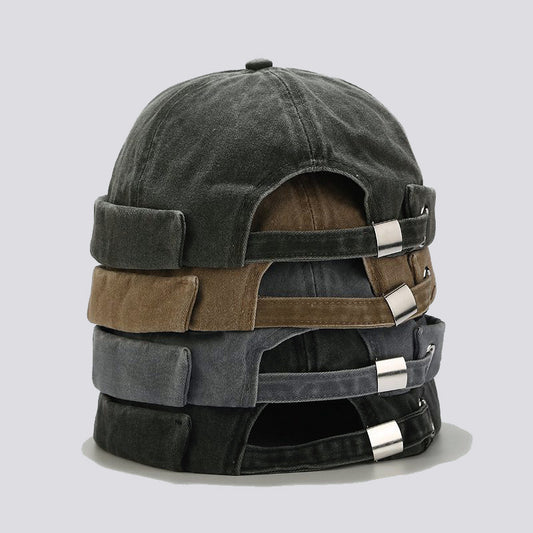 Outdoor Wild Retro Washed Melon Leather Hat