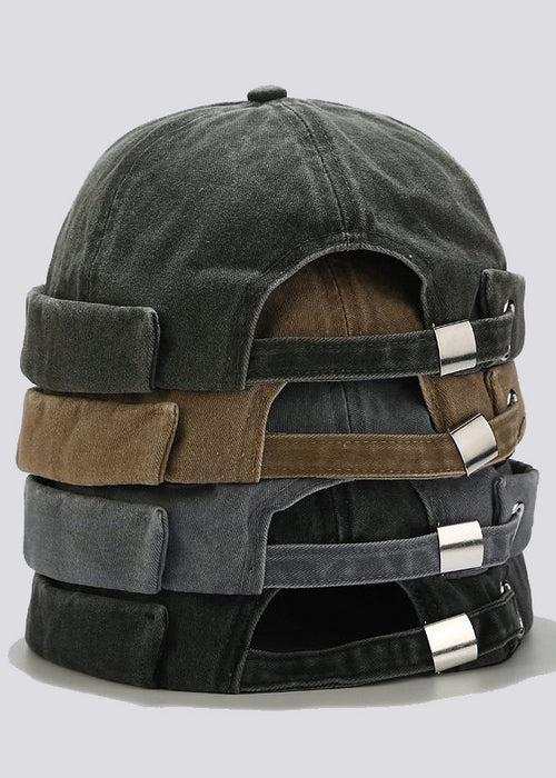 Outdoor Wild Retro Washed Melon Leather Hat