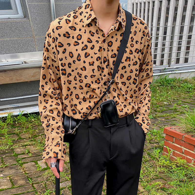 Leopard Shirt Men s