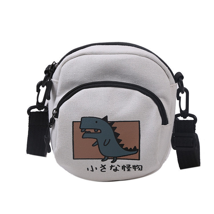 Love Cartoon Canvas Shoulder Bag Men And Women