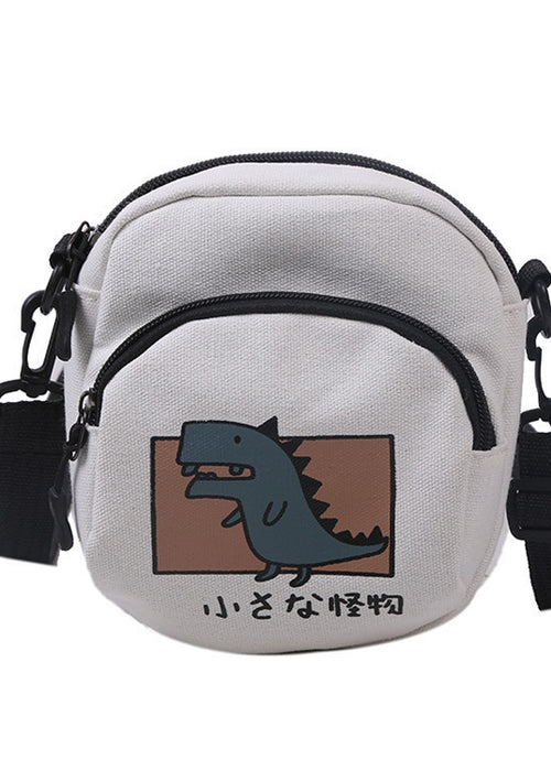 Love Cartoon Canvas Shoulder Bag Men And Women