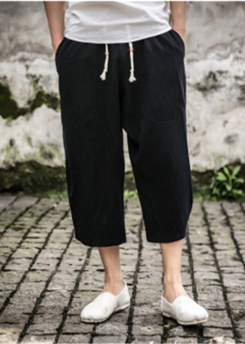 Big Pants Fat Shorts Casual Wide-leg 7-point Pants