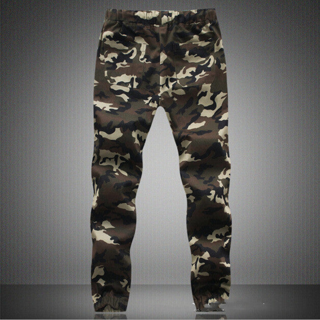 Men'S Camouflage Trousers Couples Tie-Pants Casual Pants